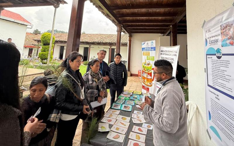 Impulsan servicios del MAGA en ferias interinstitucionales en Totonicapán