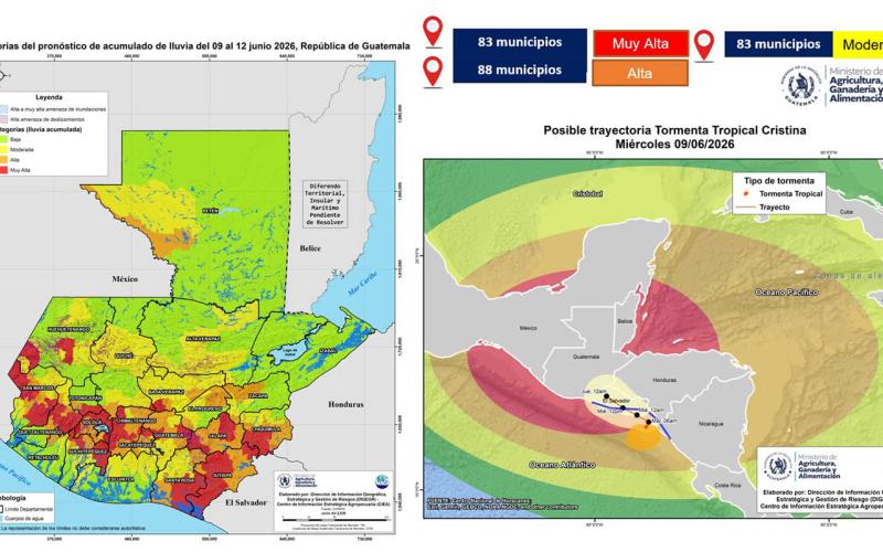 Mantienen activo plan de respuesta ante efectos de la tormenta tropical Cristina