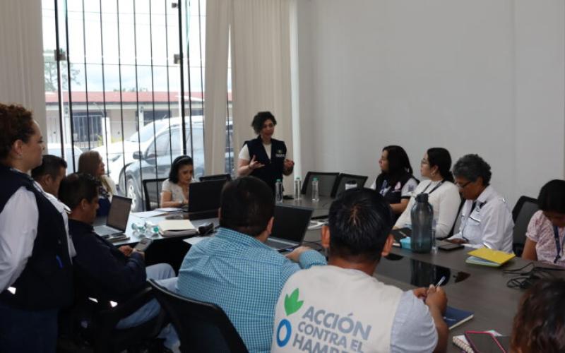 Huehuetenango: SESAN verifica avances en abordaje de la desnutrición aguda y acciones anticipatorias por sequía