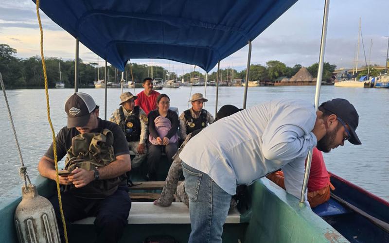 Verifican cumplimiento de vedas en Río Dulce
