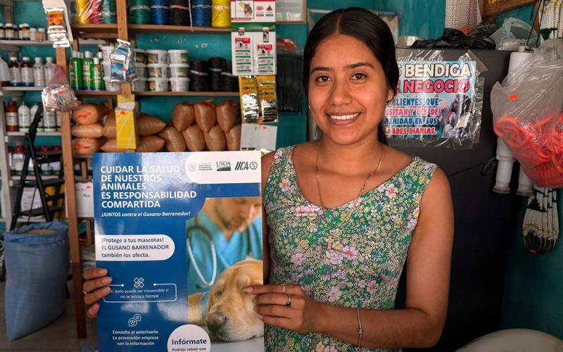 Fortalecen red de vigilancia del Gusano Barrenador con establecimientos pecuarios
