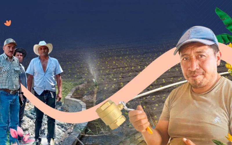 Proyecto de riego continúa beneficiando a productores agrícolas