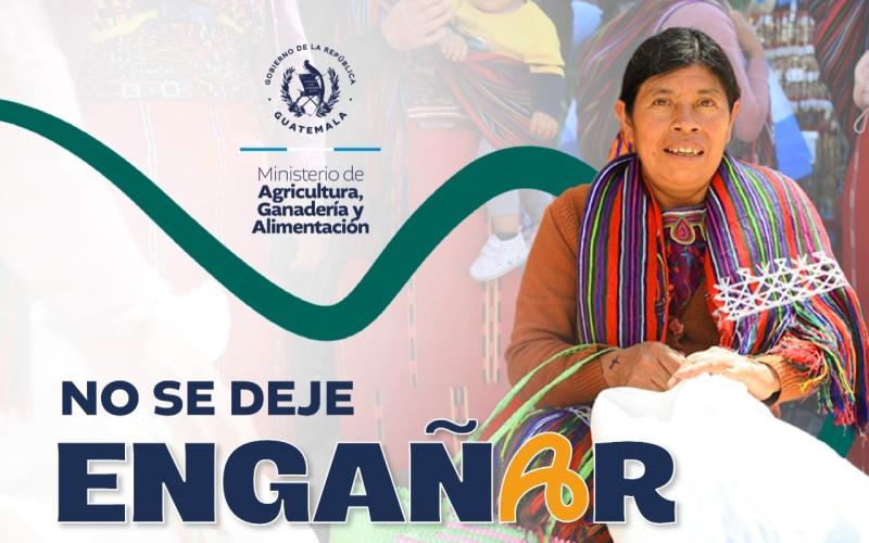 La entrega de alimentos del MAGA es gratuita