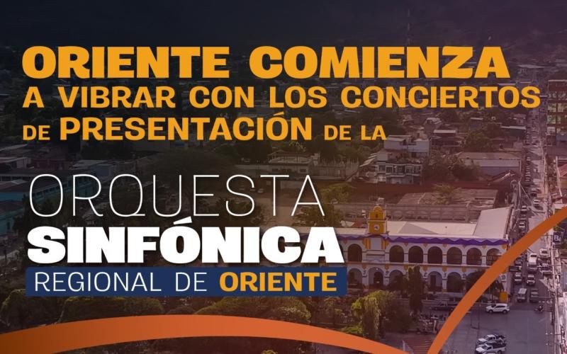 La música sinfónica llegará a Chiquimula el 4 y 5 de julio. 