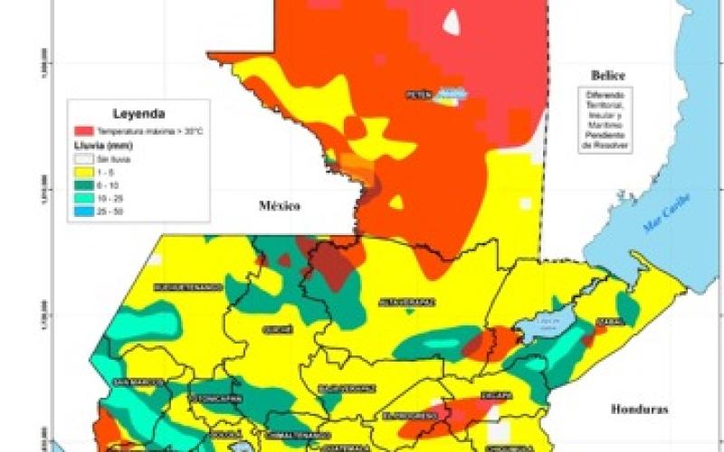 Monitoreo agroclimático de este martes 23 de junio 2026