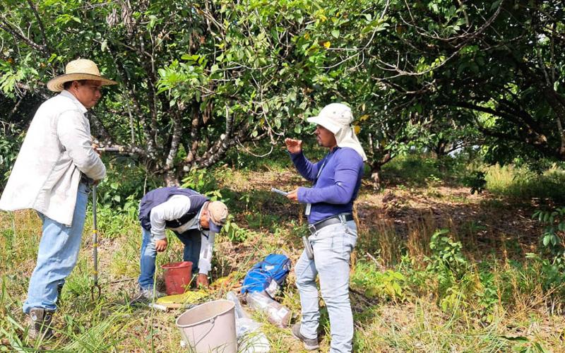Realizan muestreo de suelos en comunidades de San Luis, Petén