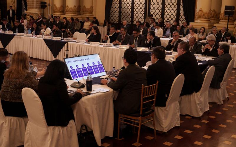 La aprobación de los diálogos territoriales se llevó a cabo durante la tercera reunión ordinaria del Conadur. 