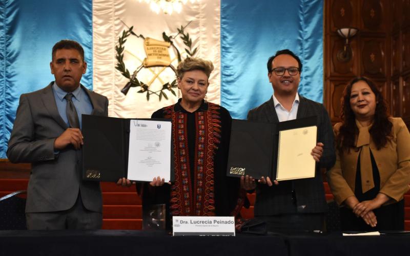 Hoy se firmó el Convenio de Cooperación Interinstitucional.