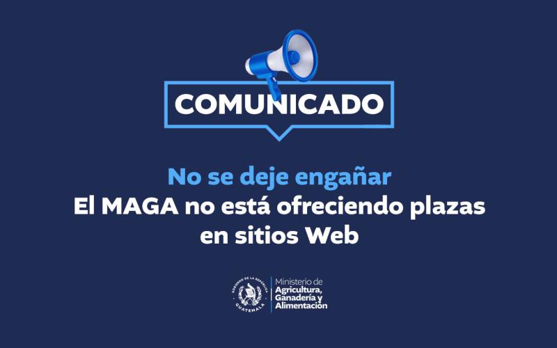 Comunicado No. 3 - No se deje engañar