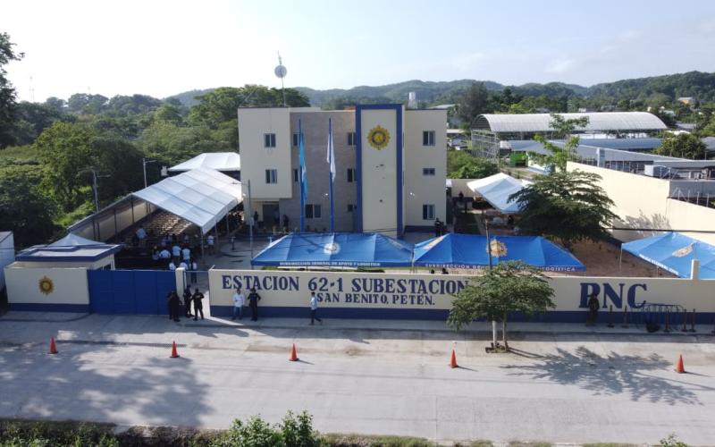 Habilitan nueva sede policial en San Benito, Petén