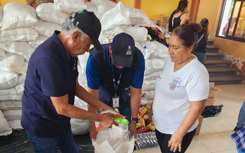 Más de 11 mil familias reciben apoyo alimentario en El Progreso y Santa Rosa