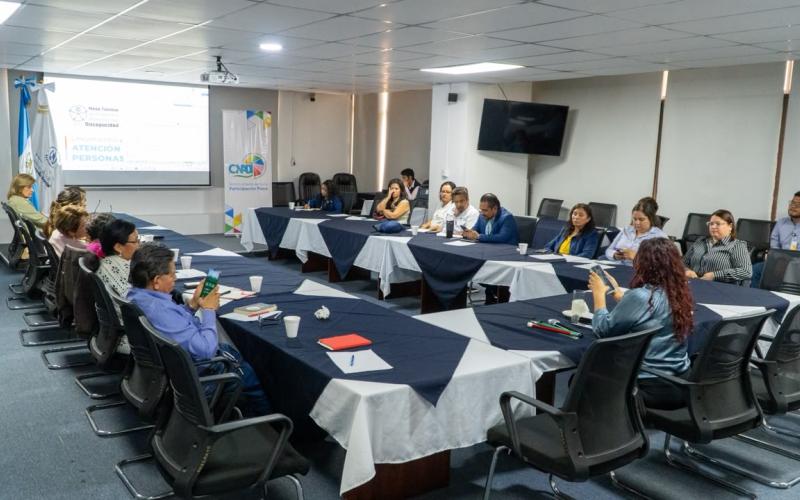 Mesa técnica fortalece lineamientos para la atención de personas con discapacidad