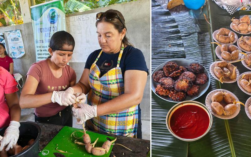Mujeres de Livingston aprenden a elaborar productos a base de tilapia