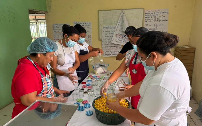 Organizaciones productoras aprenden a conservar y transformar el nance