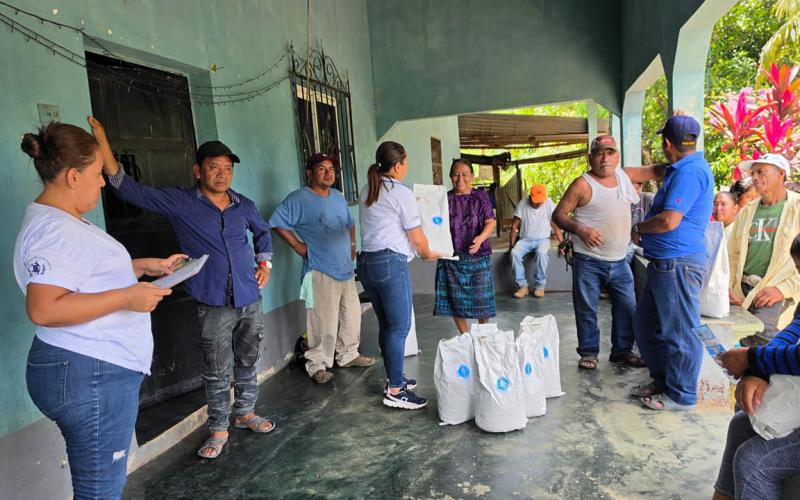 Productores de San Francisco reciben semilla de maíz