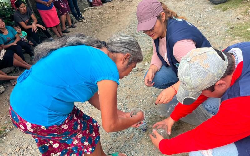 Promueven el acceso a agua segura y mejores prácticas de higiene familiar