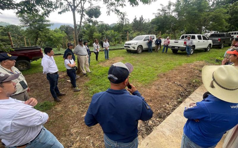 Supervisan huerto comunal y banco de semillas en Zacapa