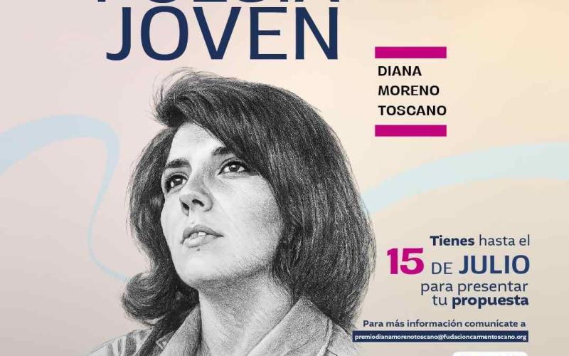Convocatoria de Poesía Joven Diana Moreno Toscano, edición 2026