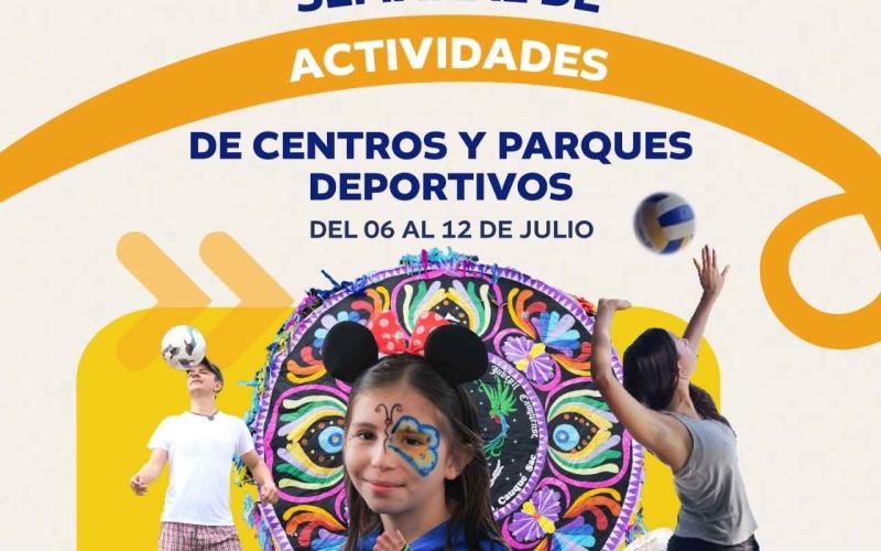 ¡Disfruta de una semana llena de deporte, recreación, convivencia y alegría!