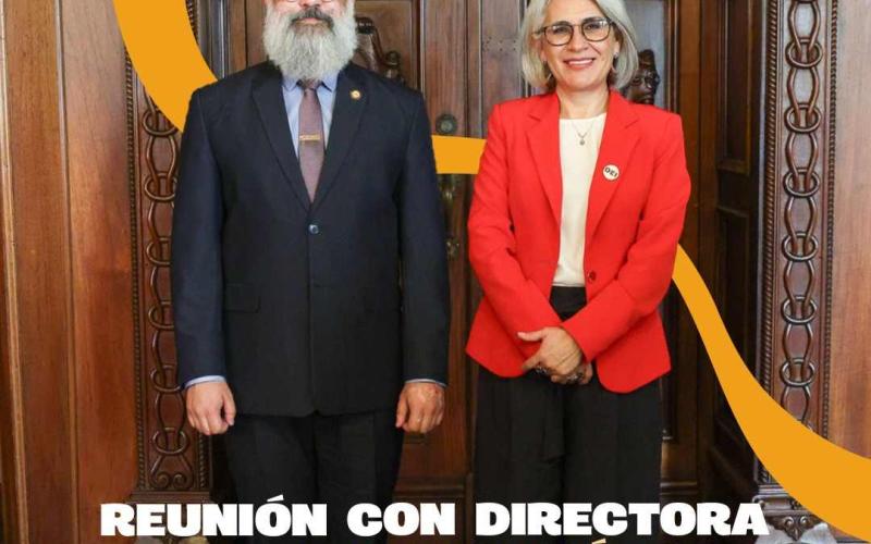 Autoridades se reunieron con la directora y representante permanente de la OEI
