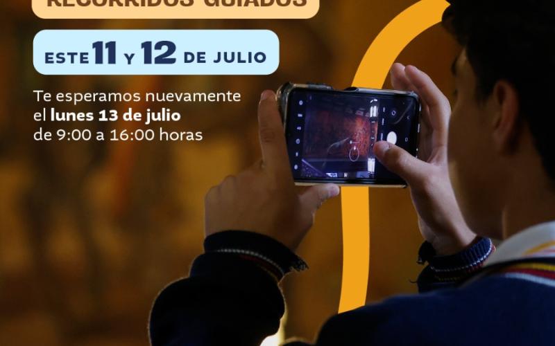 Aviso importante: suspensión temporal de recorridos guiados