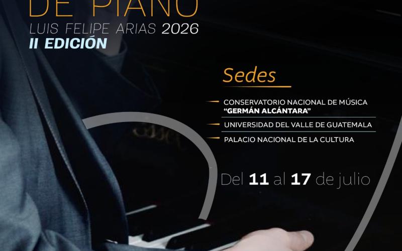 Comienza la II Edición del Festival-Concurso de Piano Luis Felipe Arias 2026