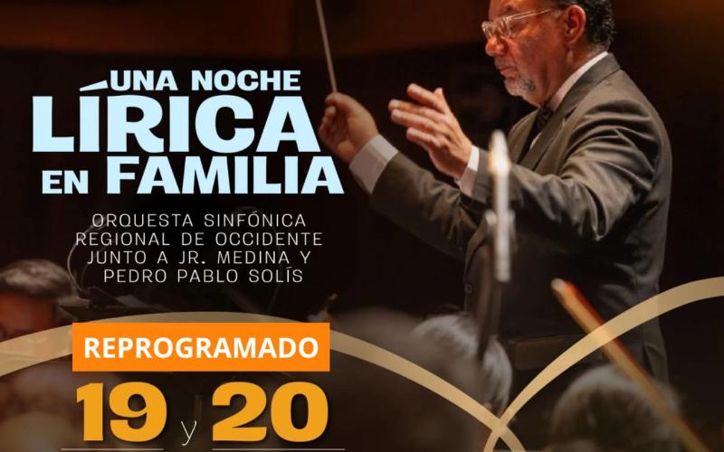 Conciertos de la Orquesta Sinfónica Regional de Occidente serán reprogramados