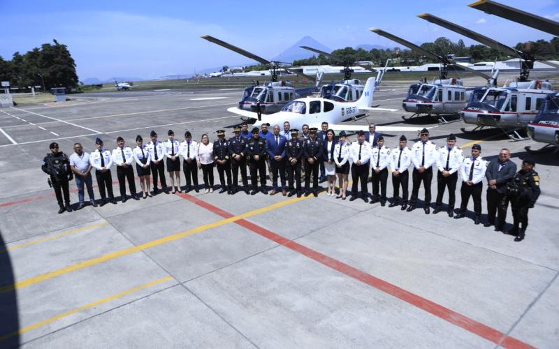 Nueva promoción de aviación policial refuerza operaciones de seguridad a nivel nacional