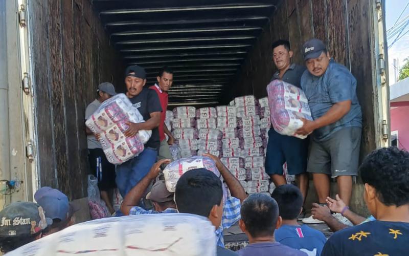 Más de 12 mil familias de San Raymundo y Moyuta recibirán alimentos