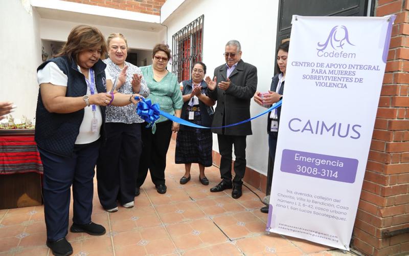 CAIMUS brindan atención integral y especializada a mujeres sobrevivientes de violencia