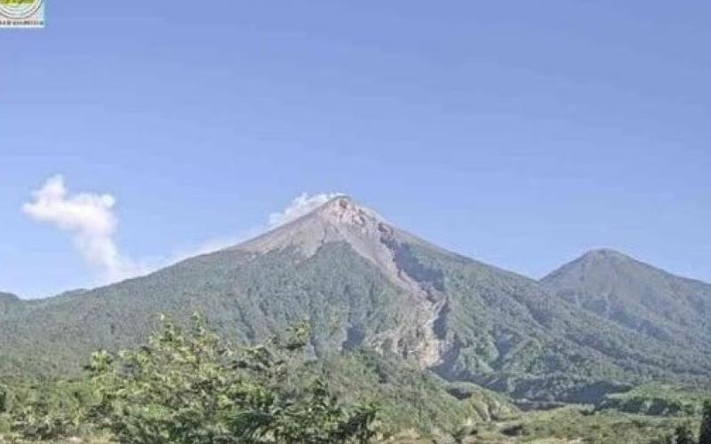 Zona despejada y con pocas explosiones en el Volcán de Fuego