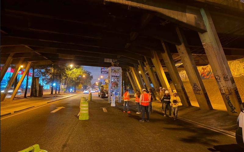CIV concluye apuntalamiento temporal en puente Periférico–Aguilar Batres