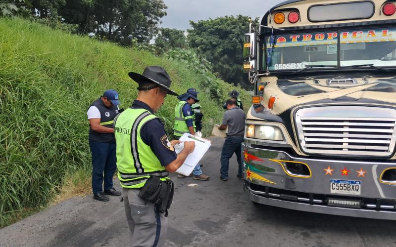 Realizan operativos de control en rutas estratégicas