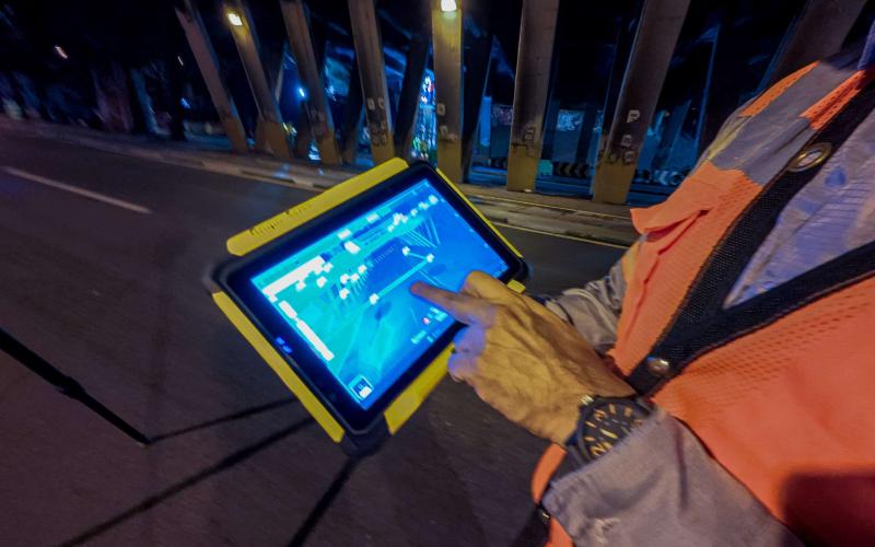 Efectúan estudios técnicos especializados en puente del Anillo Periférico 