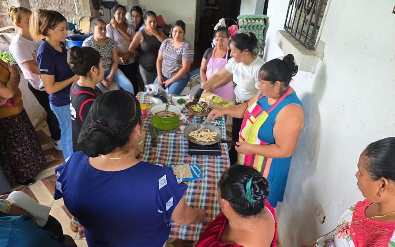 Familias de Quesada fortalecen su alimentación con recetas a base de cultivos del hogar