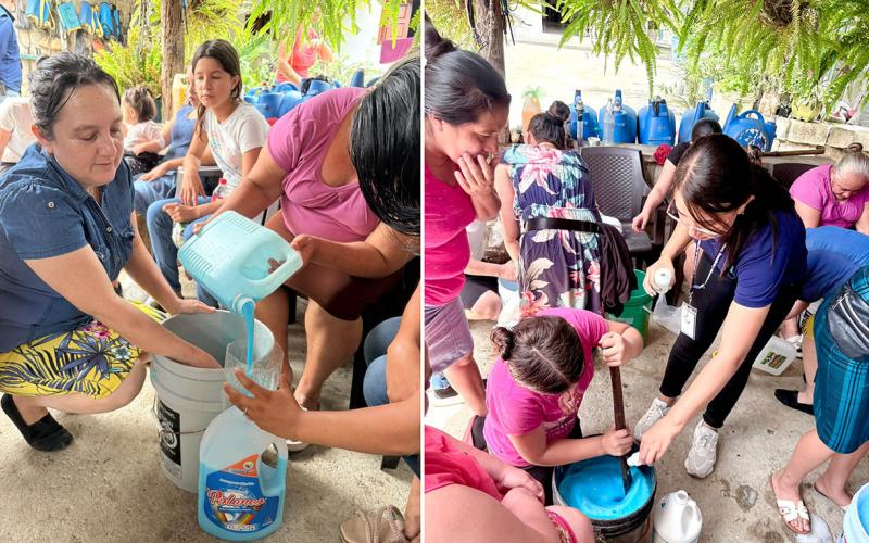 Instruyen en la elaboración de insumos para emprendimientos a mujeres de Zacapa