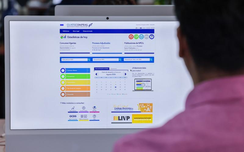 Minfin optimiza Guatecompras tras detectar saturación por búsquedas ajenas a compras públicas