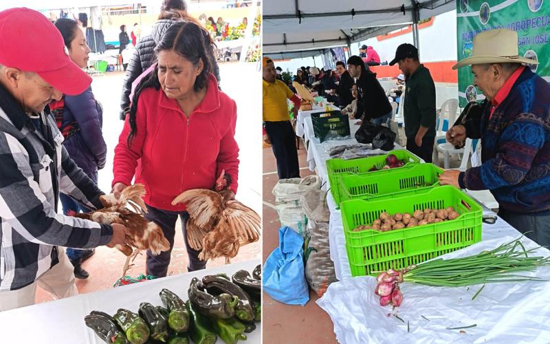 San José Ojetenam optimiza la economía local con Feria del Agricultor