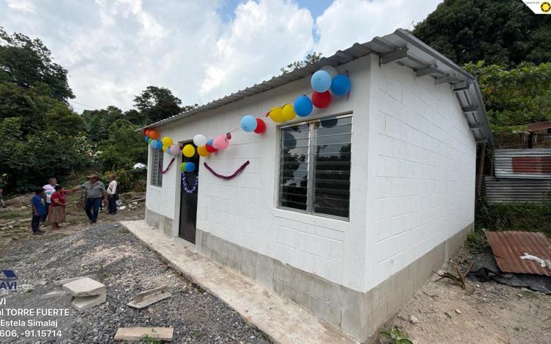 Suchitepéquez registra la mayor cantidad de viviendas finalizadas por Fopavi