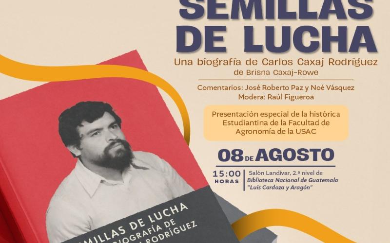 La memoria de Carlos Caxaj Rodríguez llega a la literatura