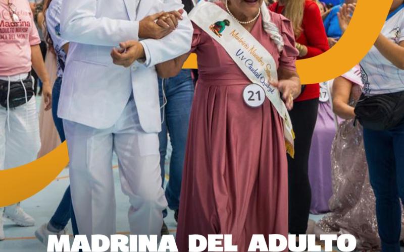 Celebran a la Madrina del Adulto Mayor 2026-2027