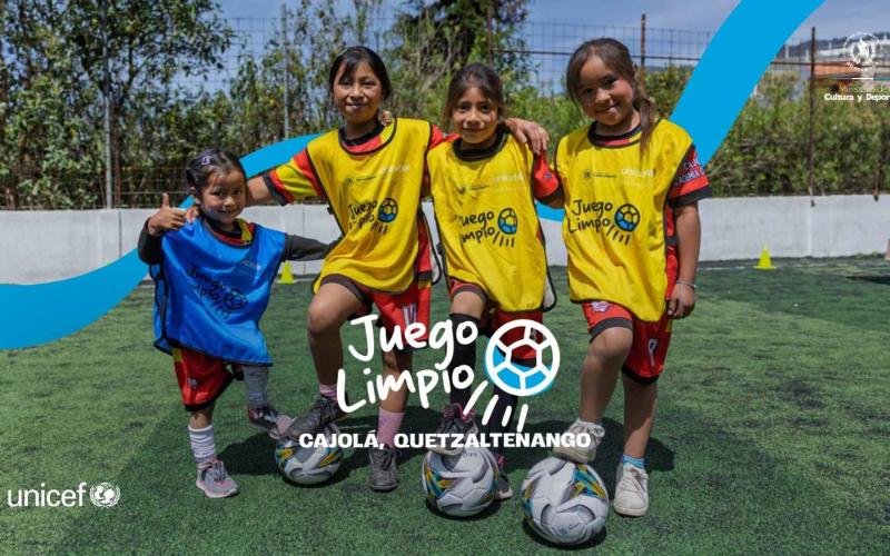 Quetzaltenango celebró con alegría el primer aniversario del programa Juego Limpio FEM en el municipio de Cajolá, un espacio donde las niñas y jóvenes pueden desarrollarse a través del deporte y la recreación.