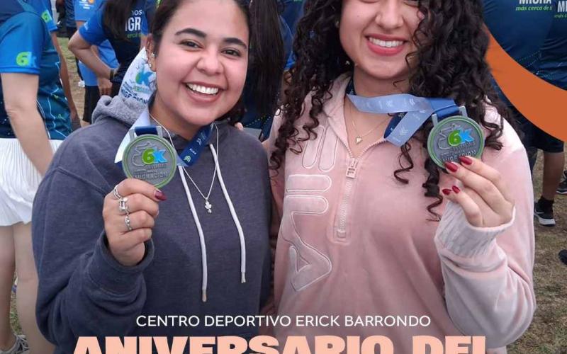 Celebran seis años con deporte y convivencia