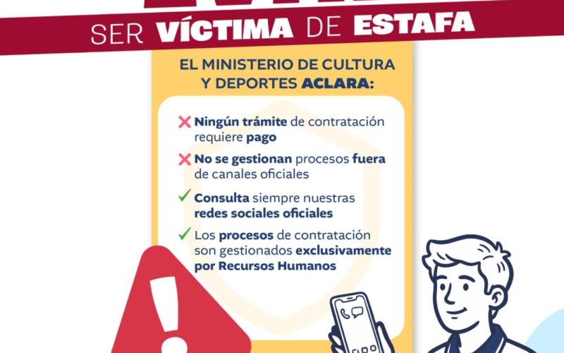 ¡No caigas en estafas! Verifica los procesos de contratación
