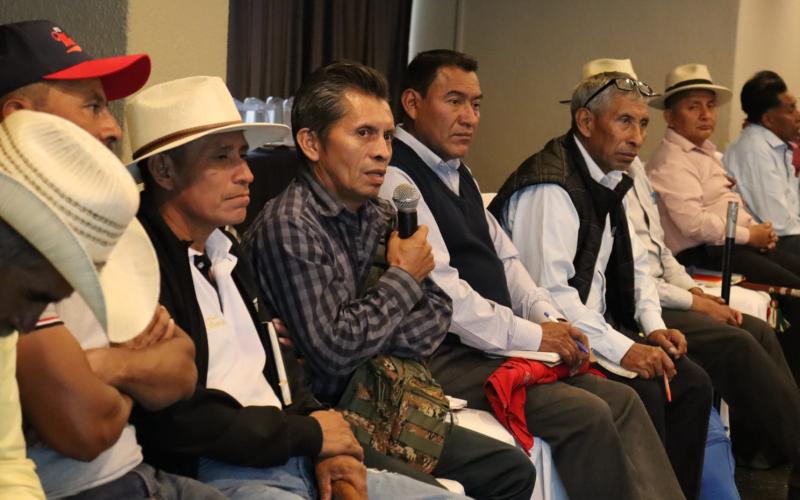 Viceministerio de Interculturalidad inicia diálogo con autoridades ancestrales para la construcción de una política pública. 