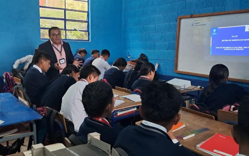 Casas de Desarrollo Cultural promueven el aprendizaje del sistema de numeración maya. 