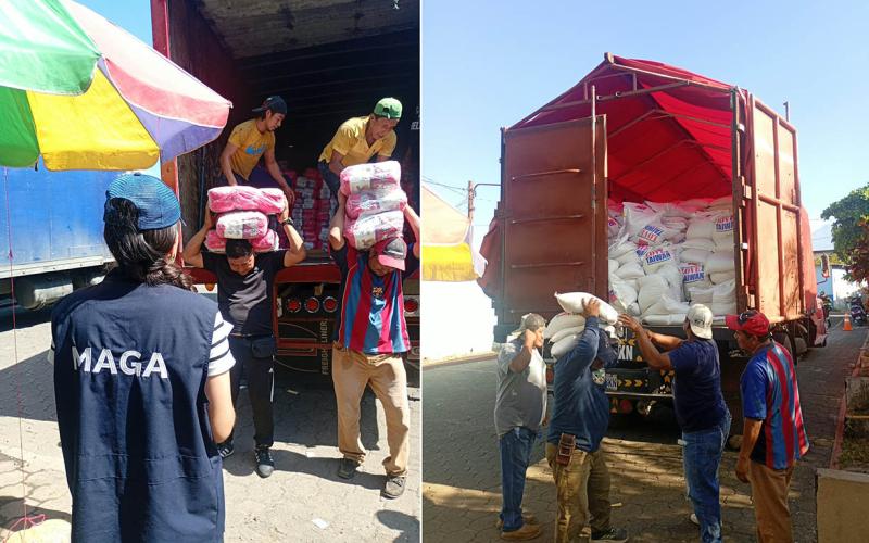 Familias de Samayac y Dolores recibirán raciones de alimentos