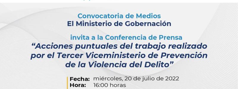 Convocatoria de medios 