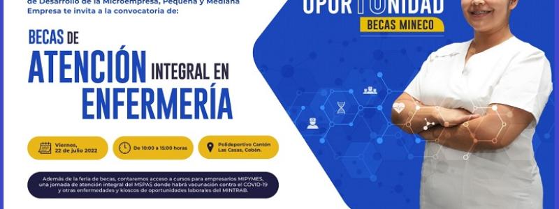 Lanzamiento de las becas de Atención Integral en Enfermería. 