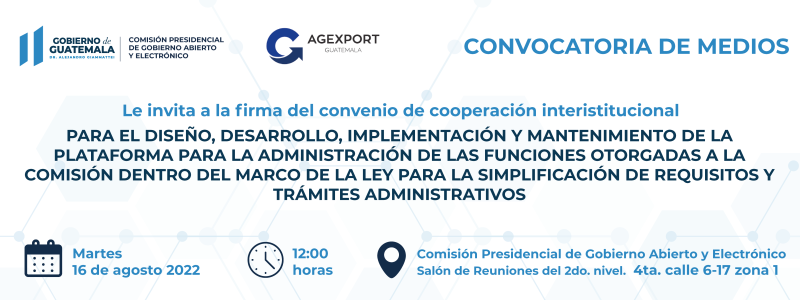 Invitación a medios 